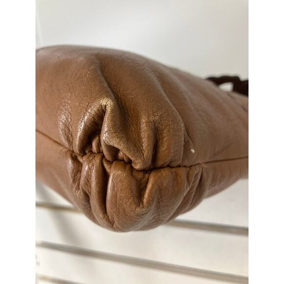 BRIGHTON 197105 SMALL BROWN PEBBLED LEATHER CROSSBODY BAG - Picture 8 of 15